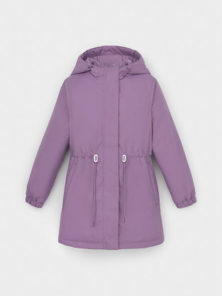 Пальто для девочки, артикул: ВК 32171/4 УЗГ, цвет: бордовый - 2 фото