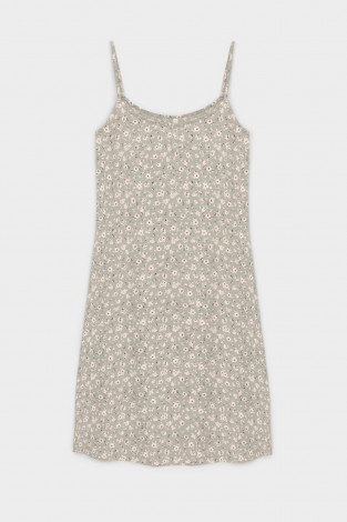 Сорочки ночные женские для мам, артикул: Е 10057, цвет: хаки - 2 фото