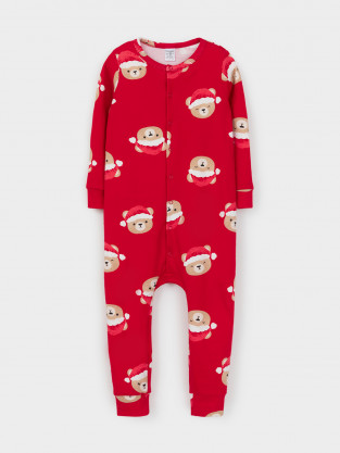 Комбинезон, артикул: К 6487, цвет: красный - 2 фото