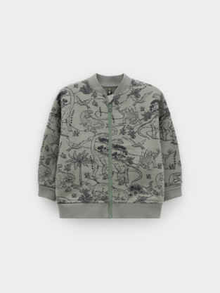 Жакет для мальчика, артикул: КР 302777, цвет: хаки - 2 фото