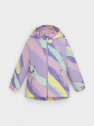 Куртка для девочки, артикул: ВК 32166/н/2 Ал, цвет: мульти - 2 фото