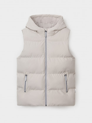 Жилет для девочки, артикул: ВК 35022/3 ГР (128-152), цвет: бежевый - 2 фото