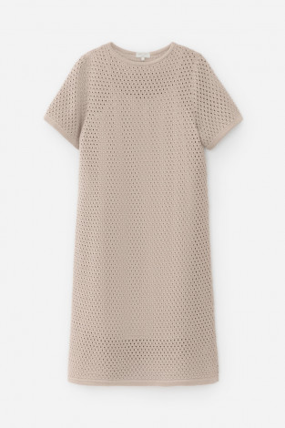 Платья женские для мам, артикул: ЕВ 527, цвет: бежевый - 2 фото