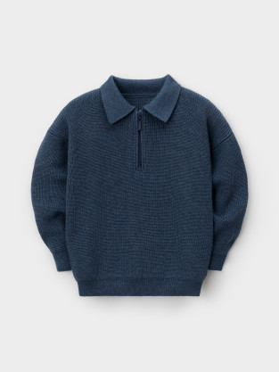 Джемпер для мальчика, артикул: КВ 30175, цвет: синий - 2 фото