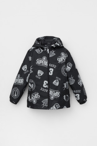 Куртки для мальчика, артикул: ВК 30141/н/2 ГР, цвет: черный3 - 2 фото