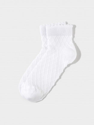 Носки для девочки, артикул: К 9689/1 АТ, цвет: белый - 2 фото