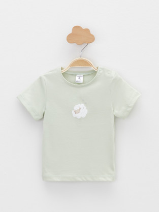 Футболка для новорожденных, артикул: К 302759-2уп, цвет: голубой - 2 фото