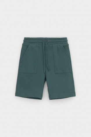 Шорты для мальчика, артикул: КР 400814, цвет: зеленый - 2 фото