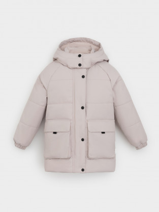 Куртка для девочки, артикул: ВК 38130/2 УЗГ, цвет: серый - 2 фото