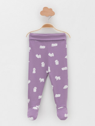 Ползунки для новорожденных, артикул: К 400220-2уп, цвет: фиолетовый - 2 фото