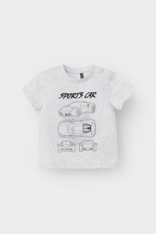 Футболка для мальчика, артикул: КР 302628, цвет: светло-серый5 - 2 фото