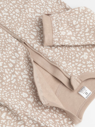 Комбинезон для новорожденных, артикул: К 6192, цвет: бежевый - 2 фото