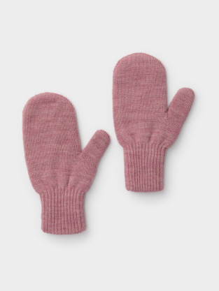 Рукавицы для девочки, артикул: КВ 10021/ш, цвет: розовый - 2 фото