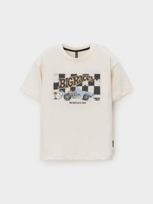 Футболка для мальчика, артикул: КР 303010, цвет: сахар - 2 фото