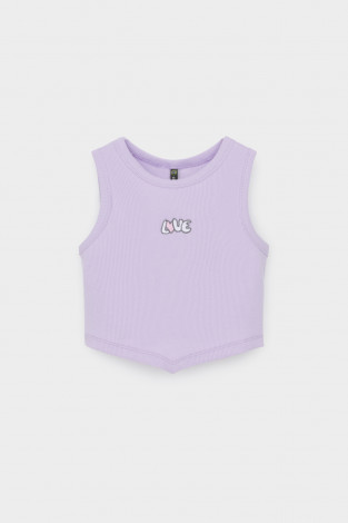 Футболка для девочки, артикул: КР 302694, цвет: фиолетовый - 2 фото