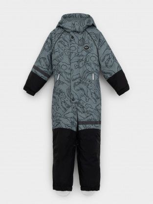Комбинезоны утепленные для мальчика, артикул: ВК 60130/н/1 ГР, цвет: бирюзовый - 2 фото
