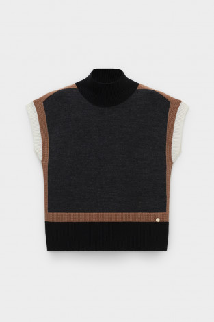 Жилеты женские для мам, артикул: ЕВ 30275/ш, цвет: серый - 2 фото