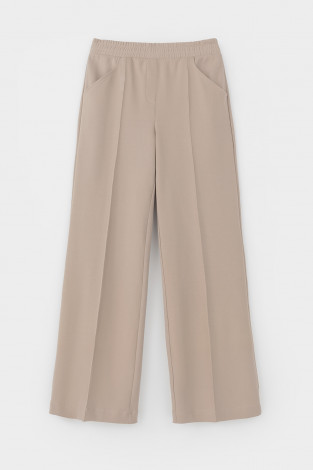 Брюки женские для мам, артикул: ЕВТ 4123, цвет: бежевый - 2 фото