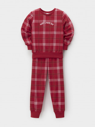 Пижамы, артикул: К 1664-1, цвет: красный - 2 фото