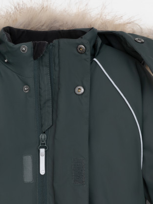 Комбинезоны утепленные для мальчика, артикул: ВК 60102/11 ГР (98-122), цвет: зеленый - 2 фото