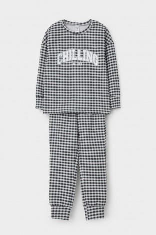 Пижама для мальчика, артикул: К 1581, цвет: светло-серый5 - 2 фото