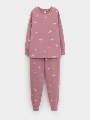 Пижама для девочки, артикул: К 1587, цвет: розовый - 2 фото