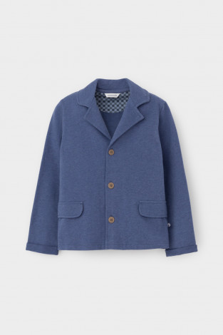Жакет для мальчика, артикул: КР 302610, цвет: синий - 2 фото