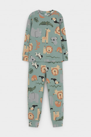 Пижама для мальчика, артикул: К 1552, цвет: минт - 2 фото