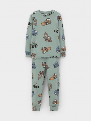 Пижама для мальчика, артикул: К 1552, цвет: минт - 2 фото