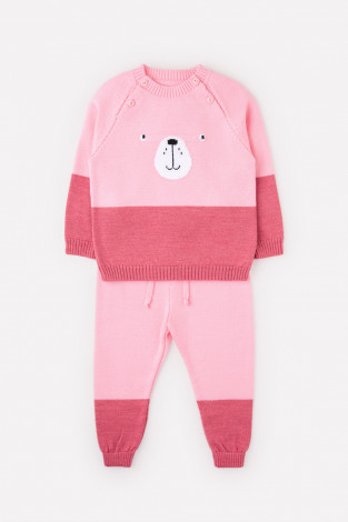 Комплект для девочки, артикул: К 856/ш, цвет: розовый - 2 фото