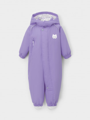 Комбинезоны утепленные для девочки, артикул: ВК 60086/13 Ал, цвет: фиолетовый - 2 фото