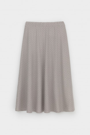Юбки женские для мам, артикул: ЕВТ 7029, цвет: светло-серый5 - 2 фото