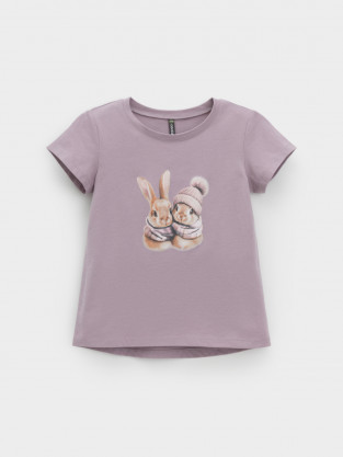 Футболка для девочки, артикул: КР 302808, цвет: розовый - 2 фото