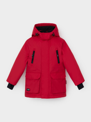 Куртки для мальчика, артикул: ВК 36108/1 ГР, цвет: красный - 2 фото