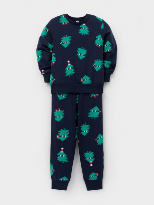 Пижамы, артикул: К 1663, цвет: синий - 2 фото