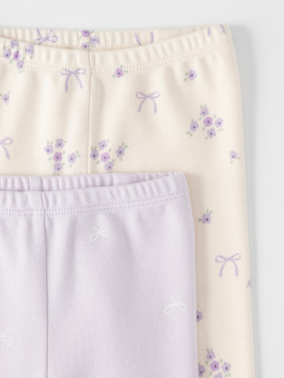 Брюки для новорожденных, артикул: К 400785-2уп, цвет: фиолетовый - 2 фото