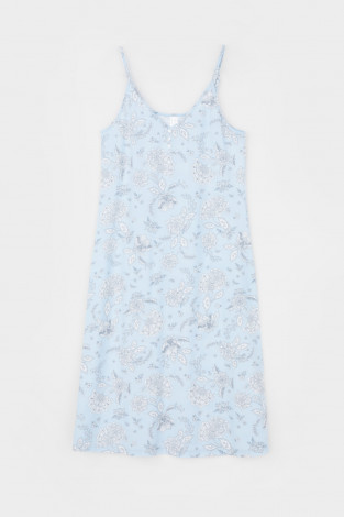 Сорочки ночные женские для мам, артикул: Е 10002, цвет: голубой - 2 фото