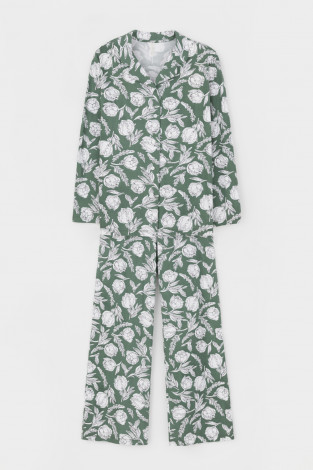 Комплекты для дома для мам, артикул: Е 20124, цвет: зеленый - 2 фото