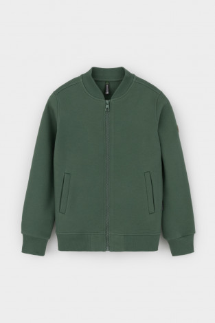 Жакет для мальчика, артикул: КР 302545, цвет: зеленый - 2 фото