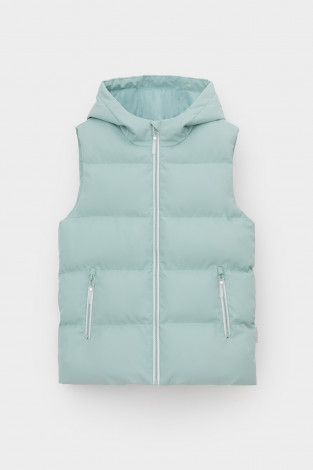Жилет для девочки, артикул: ВК 35018/3 ГР (128-152), цвет: голубой - 2 фото