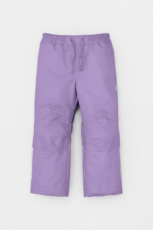 Брюки утепленные для девочки, артикул: ВК 46015/24/6 УЗГ, цвет: фиолетовый - 2 фото
