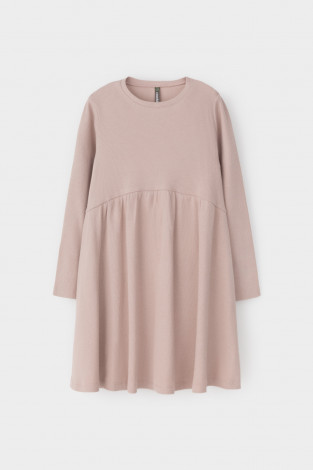 Платье для девочки, артикул: КР 5901, цвет: кофейный - 2 фото