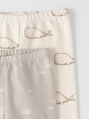 Брюки для новорожденных, артикул: К 400785-2уп, цвет: светло-бежевый - 2 фото