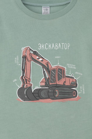 Пижама для мальчика, артикул: К 1567, цвет: минт - 2 фото