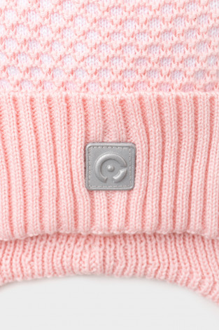 Шапка для девочки, артикул: КВ 20360, цвет: розовый - 2 фото