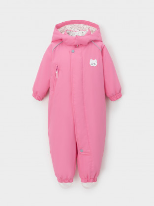 Комбинезоны утепленные для девочки, артикул: ВК 60086/14 Ал, цвет: розовый - 2 фото