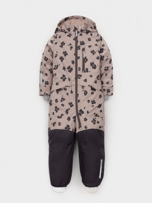 Комбинезоны утепленные для девочки, артикул: ВК 60136/н/1 ГР, цвет: бежевый - 2 фото