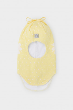 Шапка для девочки, артикул: КВ 20370, цвет: желтый - 2 фото