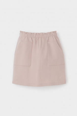 Юбка для девочки, артикул: КР 7141, цвет: кофейный - 2 фото