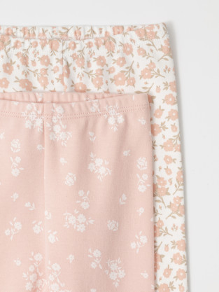 Брюки для новорожденных, артикул: К 400785-2уп, цвет: розовый - 2 фото